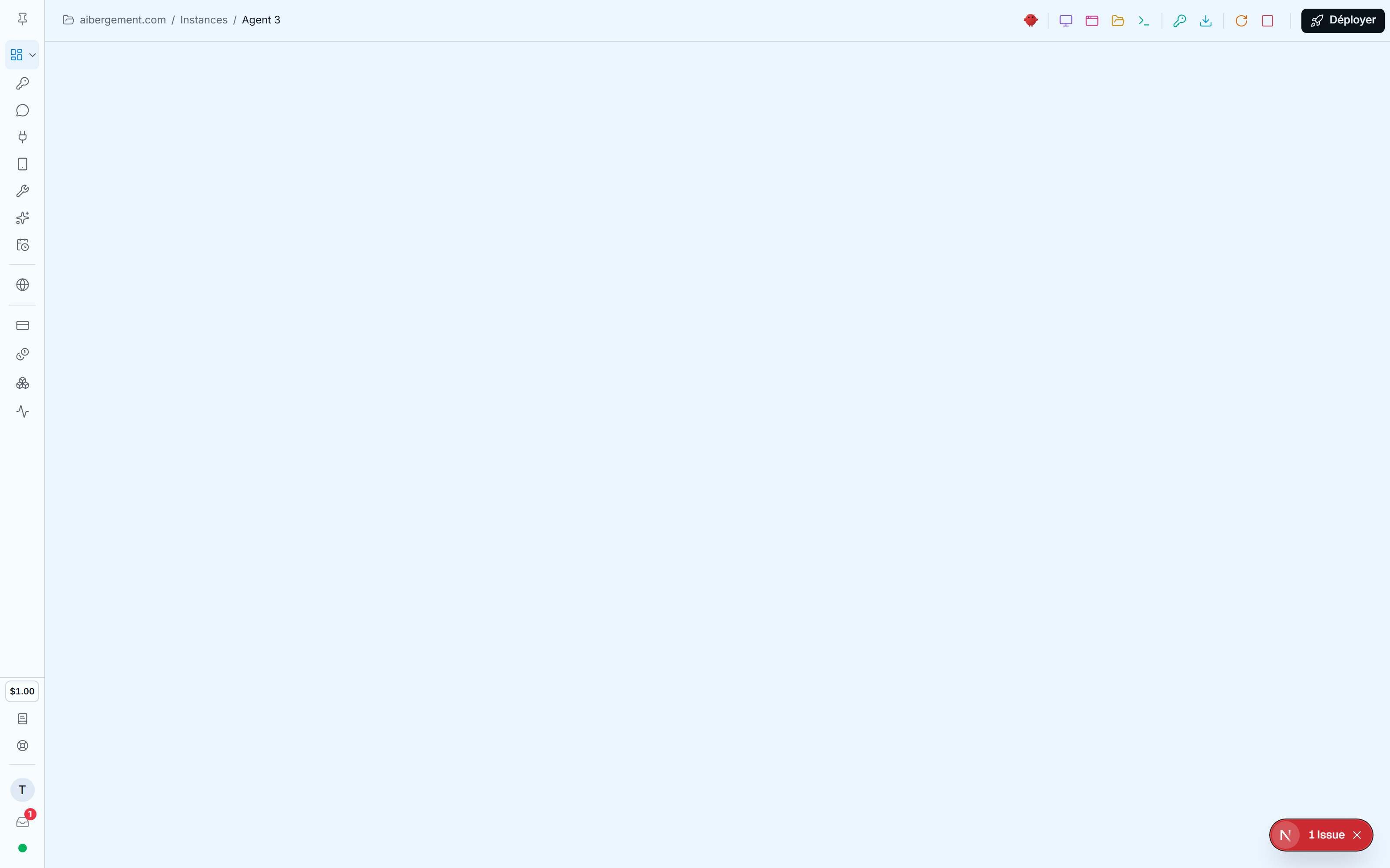 Le portail Aiberge : agents en ligne, chat et monitoring